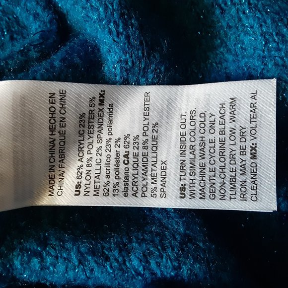 CHICOS TOUCH OF SPARKLE SWEATER NWT - Picture 6 of 9